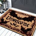 VIKAMA Halloween Carpet Bat Unwelcome Personality Carpet Door Mat Non-Slip Floor Mat Dark Series Outdoor Carpet Home Decoration.