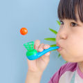 5/20PCS Children's Hanging Blowpipe Blowball Game Sensory Balance Training Floating Blowball Magic Parent Child Game. 