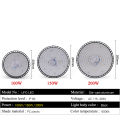 Super Bright LED 100W 150W 200W UFO High Bay Light AC175-265V Aluminum Case Cold Light Lighting Lamp.