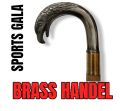 Brass Handle Walking Wood Sticks / Old Man Walking Support. 