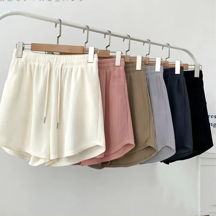 Women%20Gym%20Fitness%20Running%20Shorts%20Women's%20Summer%20Thin%20Style%20Loose%20Casual%20Large%20Size%20Wide%20Leg%20High%20Waist%20A-word%20Sports%20Hot%20Pants%20-%20Image%206