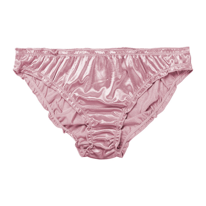 Hot%20Sale%20Ladies%20Frill%20Trim%20Satin%20100%25%20Ice%20Silk%20Seamless%20No%20Show%20Underwear%20Invisible%20Briefs%20Women's%20Panties%20-%20Image%207
