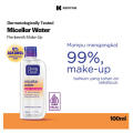 Clean and clear micellar water cleanser in 100 ml. 