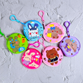 Cute cartoon coin purse wallet card holder zipper pocket handy multi-color giveaway gift giveaway. 