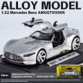 1:32 Mercedes Benz AMG Vision GT Supercar Alloy Metal Diecast Car Model Sound & Light Simulation Collectibles Gift . 