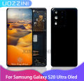OLED For Samsung Galaxy S20 Ultra Big Size LCD Display Touch Screen Frame Battey Cover Housing Digitizer Assembly. 