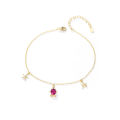 Bohemian Style S925 Sterling Silver Turtle Starfish Pendant Ankle Chain for Girls Trendy Fashion Foot Jewelry.