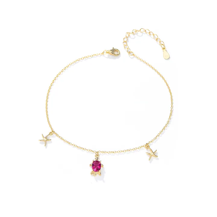Bohemian%20Style%20S925%20Sterling%20Silver%20Turtle%20Starfish%20Pendant%20Ankle%20Chain%20for%20Girls%20Trendy%20Fashion%20Foot%20Jewelry%20-%20Image%206