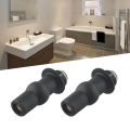 2pcs Expansion Screw Toilet Seat Top Fix Seat Hinge Hole Fixings Well Nut Screw  Back To Wall Toilet Cover Accessories. 