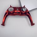 Chrome Black Glossy Chrome DIY Replacement Controller Shell for PS5 Custom Plates Cover Compatible Upgrade For PS5 Slim. 