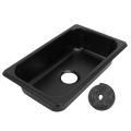 RV 304 Stainless Sink Kitchen Rectangular Hand Wash Basin Sink with 40mm Sewer Outlet for Boat Caravan Yachts Boats new.