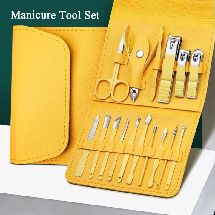 16pcs%20Nail%20Cutter%20Set%20Stainless%20Steel%20Nail%20Clippers%20Set%20With%20Folding%20Bag%20Manicure%20Cutter%20Kits%20Scissors%20Beauty%20Tool%20-%20Image%203