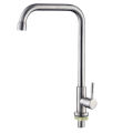 Stainless Steel Kitchen Faucet Single Lever Hole Tap Cold Sink Faucet Single Handle Deck Mounted Water Tap. 