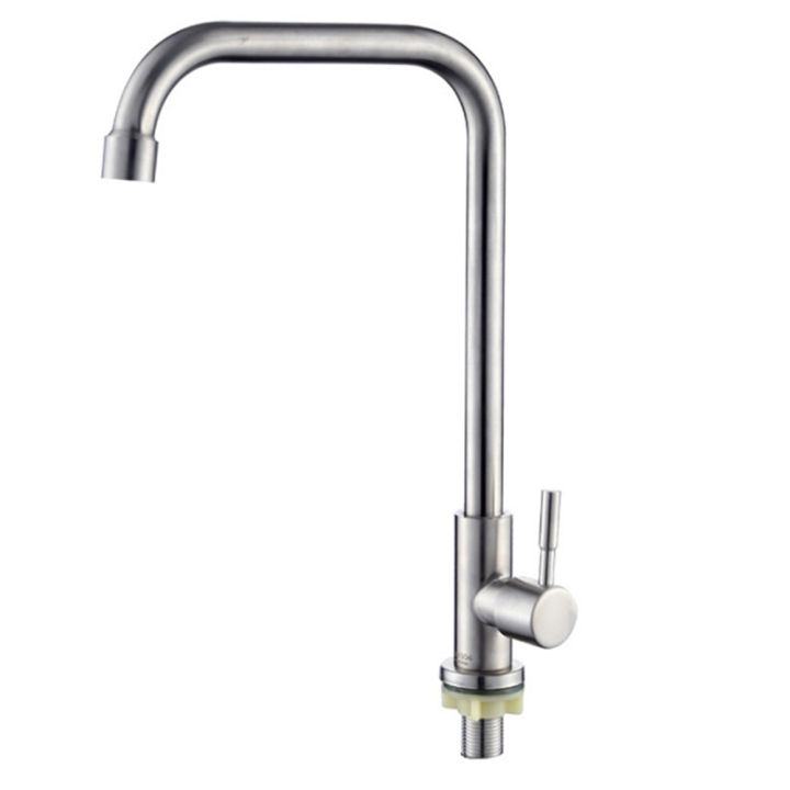 Stainless%20Steel%20Kitchen%20Faucet%20Single%20Lever%20Hole%20Tap%20Cold%20Sink%20Faucet%20Single%20Handle%20Deck%20Mounted%20Water%20Tap%20-%20Image%202