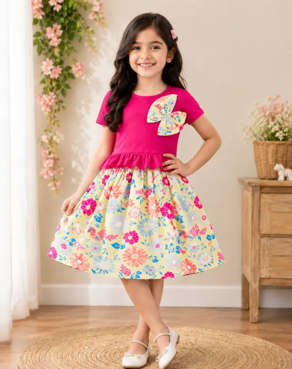 1-12%20Years%201%20piece%20Export%20Quality%20Girl%20Baby%20Frock/Tops/Soft%20Fabric%20Baby%20Girls%20Dress%20-%20Image%202