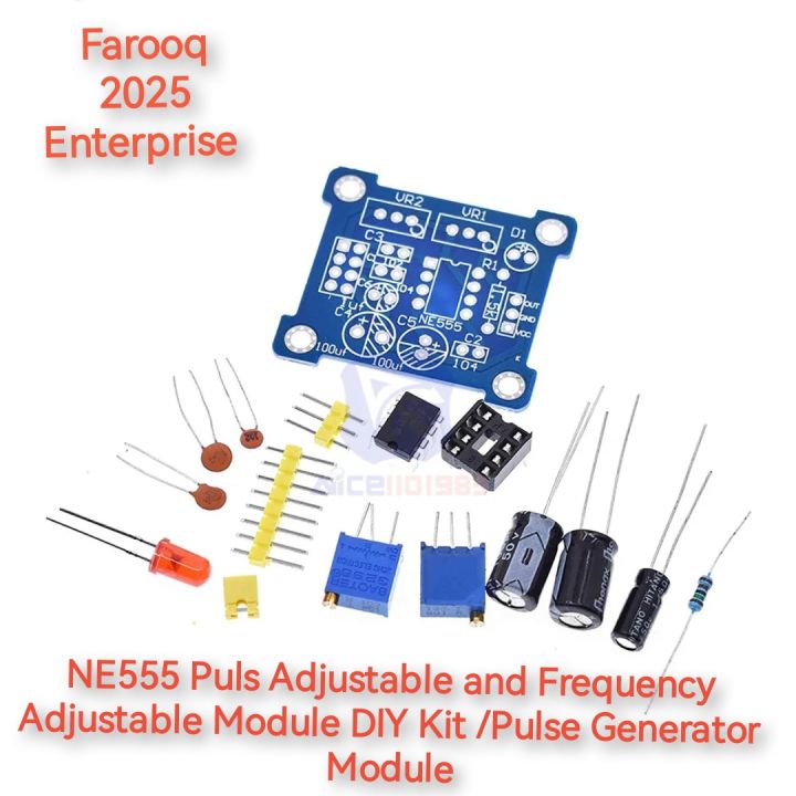 Module Pulse Generator Adjustable NE555 Puls Adjustable and Frequency Adjustable Module DIY Kit /Pulse ...