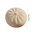 Giant  Dumpling Squishy Soft Stretchy Bun with Food Steamer Design Pinchable Fingertip Fun Play and Squishy Lovers. 