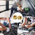100Pcs M3 Threaded Heat Insert Embedment Nut Knurled Brass M3X4X5 For 3D Printer Voron 2.4 And Others. 