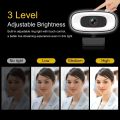 Webcam Mini 4K USB Computer 2K Webcam Full HD 1080P Web For Work With Microphone Tripod For PC Laptops Live Streaming Camera.