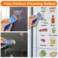 Multipurpose Car Sticker Removal Tool Set - Plastic Film Glass Home Cleaner Auto Detailing Kit. 