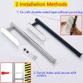 1/2PCS Kitchen Paper Towel Holder Toilet Paper Holder Adhesive Tissue Rack Napkin Dispenser Cabinet Storage Bathroom Accessories.