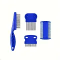 4pcs Pet Comb Beauty Removal Fleas Lice Dandruff Knots Floating Hair Cleaning Set Dogs Cats Hair Pet Supplies Accessories. 