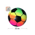 6Inflatable Summer Beach Ball Pool Swim Rubber Rainbow Beach Volleyball Garden Game Net Kids Toy. 