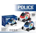 Electric LED Flashing Light Car With Siren Sound For Kids Toy Durable and Safe Toy For Kids. 