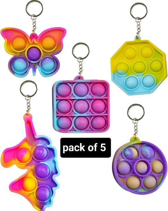 1Pcs Pop it Fidget Keychain, Mini Fidget Toy Pop Fidget Toy, Stress Relief Hand Toys Keychain Toy, Push pop Bubble Fidget Toy for Kids Adults key chain- Random Design
ONLY RS.99