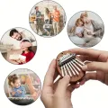 8 Key Mini Wooden Kalimba High Quality Exquisite Finger Thumb Piano Marimba Musical Good Accessory Pendant Gift. 