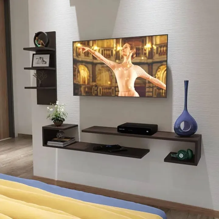 ESTANTERIA%20Black%20Stack%20Engineered%20Wood%20Wall%20Mount%20TV%20Entertainment%20Unit%20with%20Set%20Top%20Box%20Stand%20and%20Wall%20Shelves%20Display%20Rack%20customised%20-%20Image%203