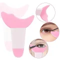 1 Pisce Resusable Eye Makeup Aid Silicone Eyeliner Eyebrow Stencils Face Cream Mask Applicator. 