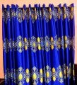 Synthetic Curtain for Door and Windows 82x42 inches Washable Durable Fabric with 4 Kuchi and 8 Eyelets. 