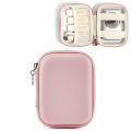 Digital Camera Case for CAMKORY, Small Travel Compact Camera Holder with Mesh Pocket for Accessories SD Card (Pink). 
