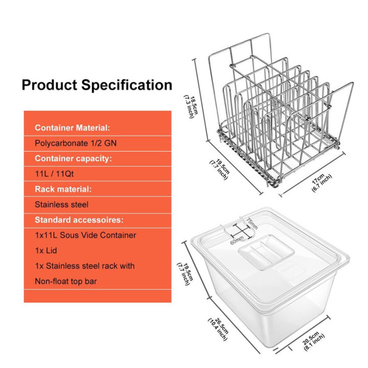 Sous%20vide%20shelf%20bracket%20bracket%20stainless%20steel%20sous%20vide%20cooker%2011L%20container%20and%20rack%20double%20wall%20container%20with%2011%20liter%20lid%20strong%20material%20-%20Image%207