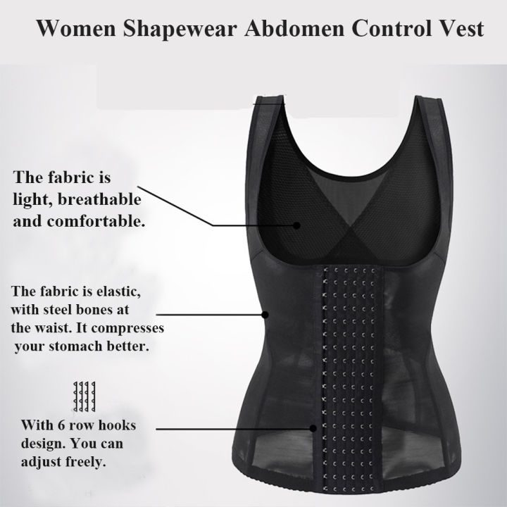 Shapewear%20Abdomen%20Control%20Top%20for%20Women%20Pluse%20Size%20High%20Compression%20Body%20Shaping%20Vest%20-%20Image%204