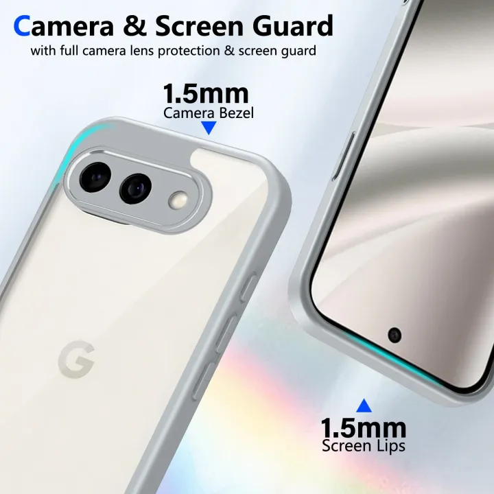 EUCAGR%20For%20Google%20Pixel%2010A%2010Pro%209A%20Shockproof%20Silicone%20Bumper%20Hard%20Phone%20Case%20for%20Google%20Pixel%2010%20PRO%20XL%20Matte%20Back%20Cover%20-%20Image%204