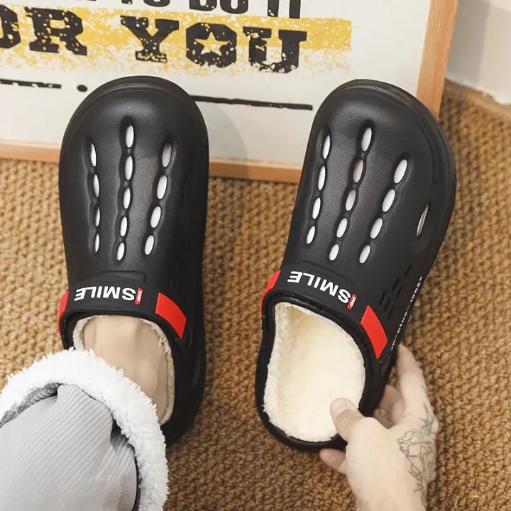 Winter%20Men%20Slippers%20Warm%20Furry%20Slippers%20Soft%20Indoor%20Bedroom%20Cotton%20Shoes%20EVA%20Fluff%20Slides%20Casual%20Comfortable%20Plush%20Clogs%2038-45%20-%20Image%203
