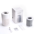 Air Purifier Smoke Odor Negative Ion Generator USB Portable Air Cleaner for Household HEPA Filter Efficient Purifying Air.