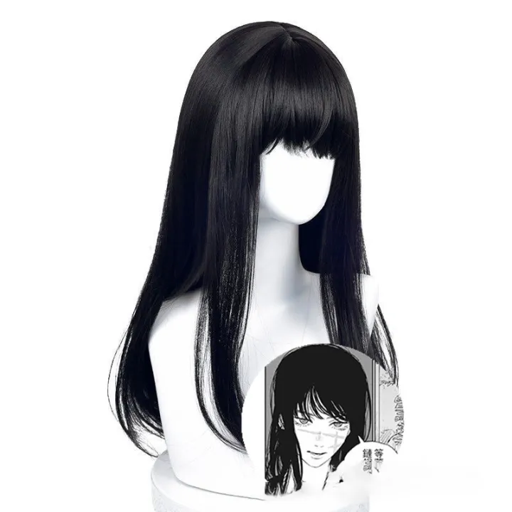 Mitaka%20Asa%20Cosplay%20Wig%20Anime%20Chainsaw%20Man%202%20Protagonist%20%20Modeling%20Headwear%20Woman%20Daily%20Clothing%20Match%20Black%20Long%20Straight%20Hair%20-%20Image%205