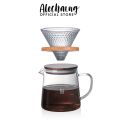 Alechaung Coffee Drip Pot, Coffee Drip Pot, Coffee Drip Pot, Coffee Drip Set 2in1 with Drip Filter Glass. for Drip Fresh Coffee, Home, Cafe, 300ml. 500ml.. 