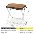 Outdoor Lightweight Camping Stool Folding Fishing Chair with Carry Bag Aluminum Alloy Picnic BBQ Mini Portable Seat Beach Chairs. 