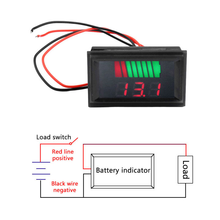 Battery%20Charge%20Level%20Indicator%2012V%2024V%2036V%2048V%2060V%2072V%20Lithium%20Battery%20Capacity%20Meter%20Tester%20With%20LED%20Voltmeter%20for%20Cars,%20Motorcycles,%20Electric%20Bicycles,%20Trucks,%20Easy-bike%20Auto%20Rickshaw%20-%20Image%204