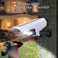 Solar Powered Dummy Security Camera Fake Surveillance System Motion Sensor

LED Solar Light Motion Sensor Security Dummy Camera Lights 3 Modes Wall Lamp. 