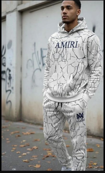 Men's Amiri Winter Hoodie Tracksuit | Daraz.pk