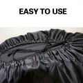 Stroller Dust Storage Bag, Stroller Dust Cover Black, Perfect for Travel and Outdoor Use. 