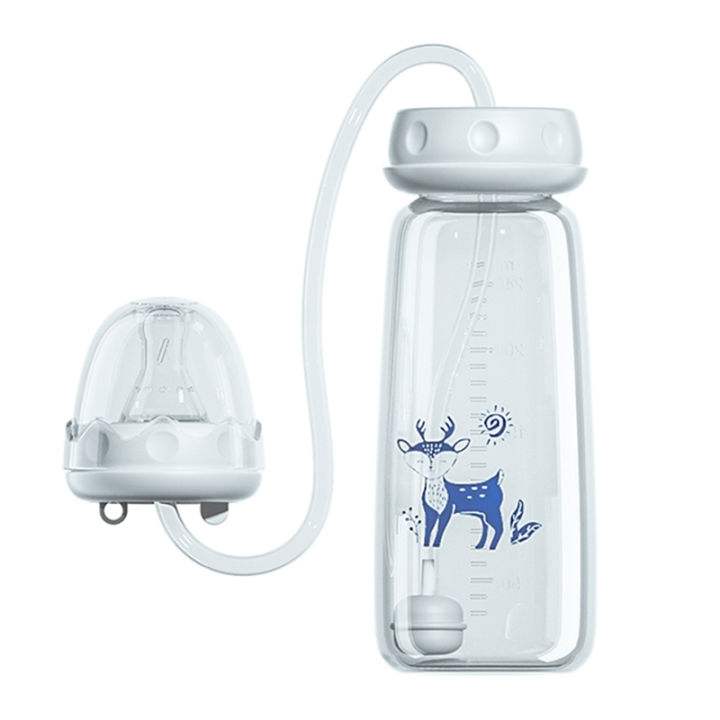 BornBL%206%20Month+%20Hands%20Free%20PP%20Baby%20Feeding%20Bottle%20with%20Tube%20Anti-Colic%20Nursing%20System,%20Bpa%20Free%20-%20Image%202