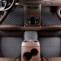 Kcimo 5Pcs Car Floor Mats PU Leather Waterproof Car Foot Pad Protector Pads Fashion Universal Car Carpet Cushion For All Seasons. 