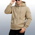 Winter Lambswool Zipper Hoodies Thicken Warm Jackets Long Sleeve Sweatshirts Casual Sports Fleece Black Coats Hooded Men Coat To.