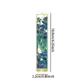1 Pc Retro Floral Painting Metal Bookmark Hollow Bronzing Bookmark With Tassel Stationery Gifts For Book Club Reader. 